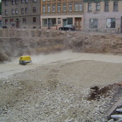Neubau Jobcenter in Lutherstadt Eisleben - Herstellung Grndungspolster